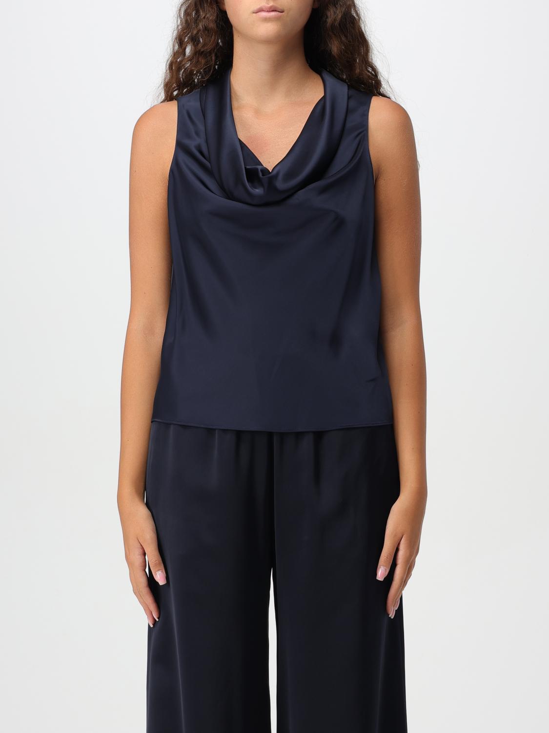 HANITA TOP: Top mujer Hanita, Azul Oscuro - Img 1