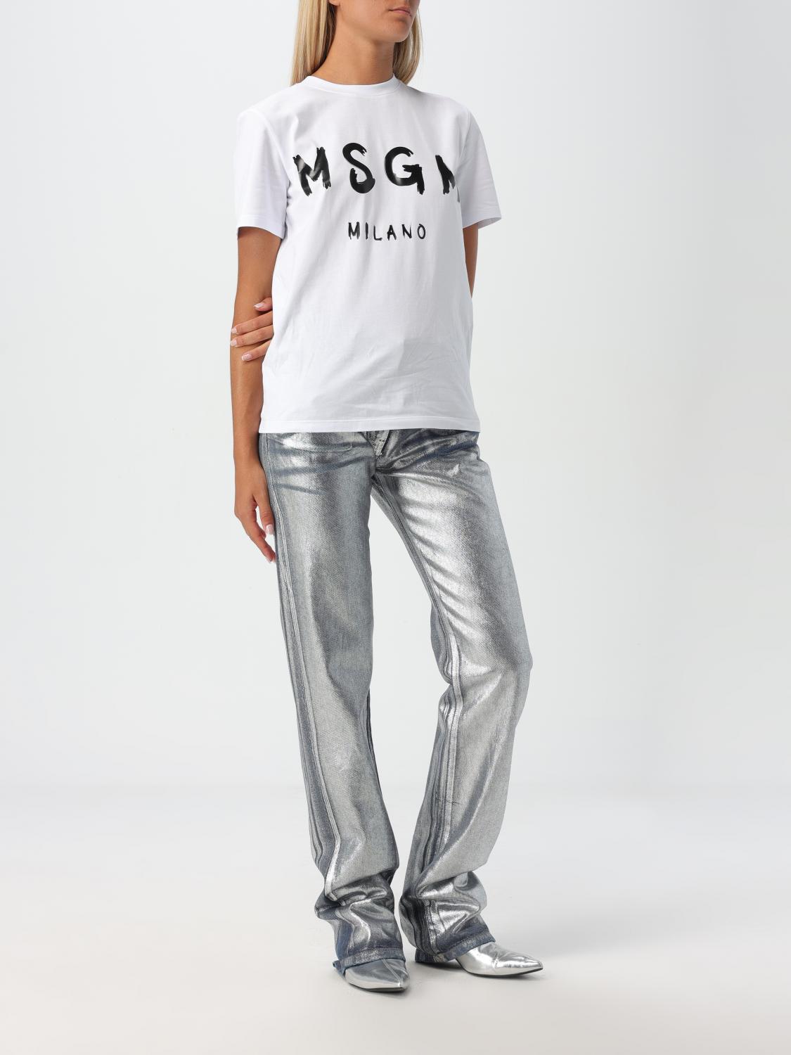 MSGM CAMISETA: Camiseta mujer MSGM, Blanco - Img 2