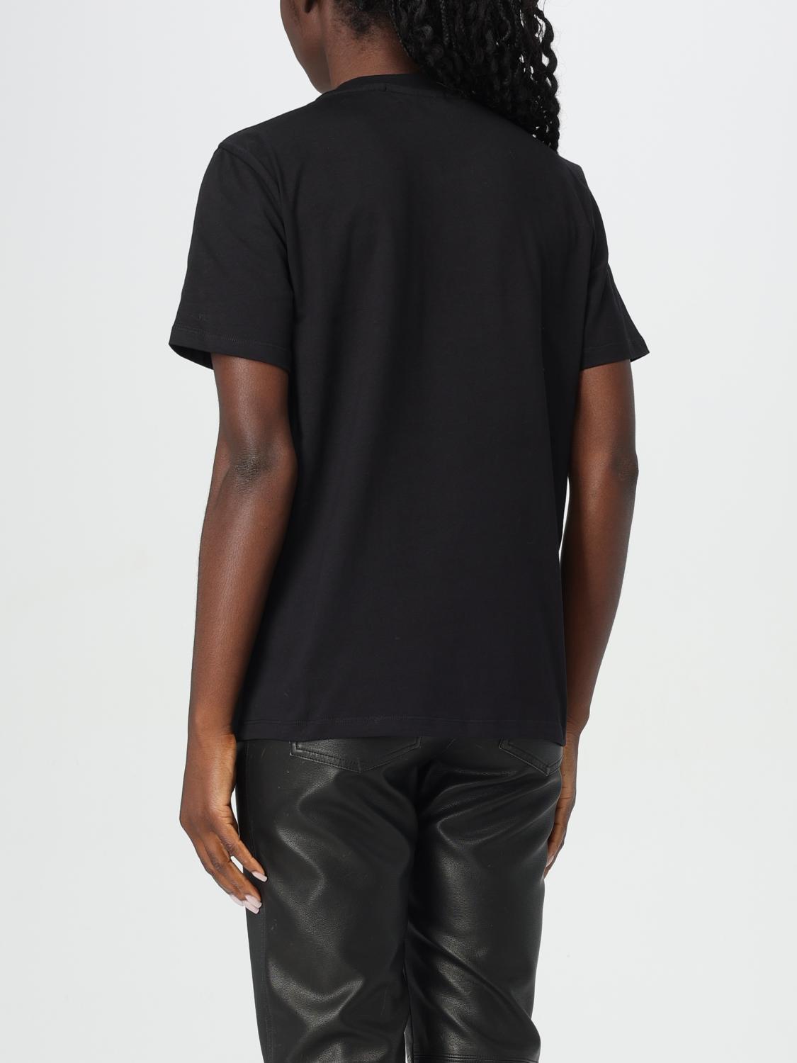 MSGM T-SHIRTS: T-shirt con logo MSGM, Nero - Img 3