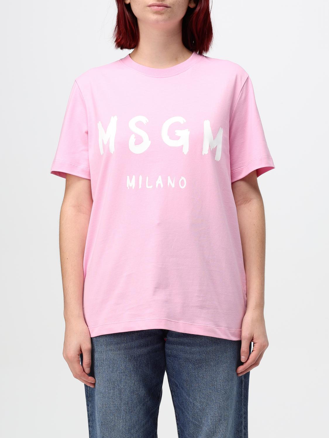 MSGM CAMISETA: Camiseta mujer MSGM, Rosa - Img 1