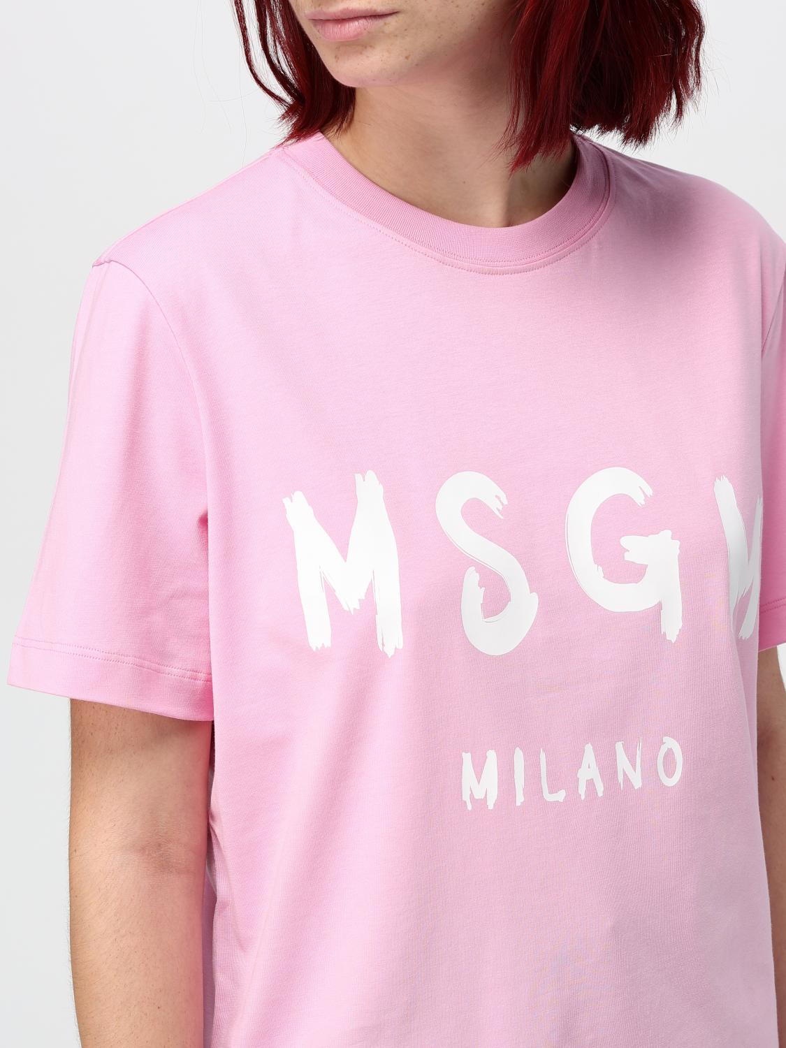 MSGM CAMISETA: Camiseta mujer MSGM, Rosa - Img 3
