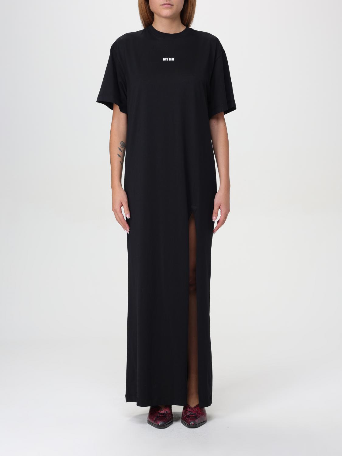 MSGM KLEID: Kleider damen MSGM, Schwarz - Img 1