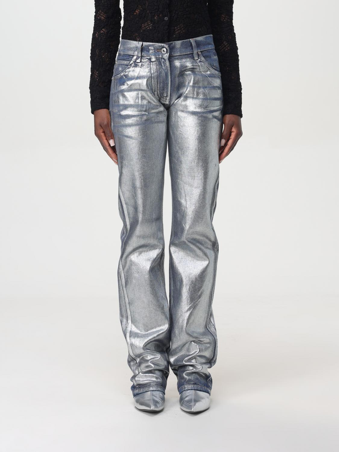 MSGM JEANS: Jeans woman MSGM, Gnawed Blue - Img 1