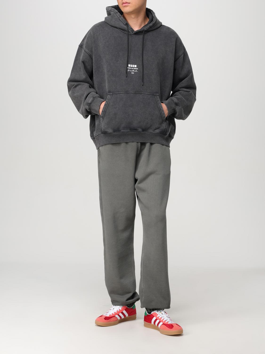 MSGM SWEATSHIRT: Sweatshirt men MSGM, Grey - Img 2