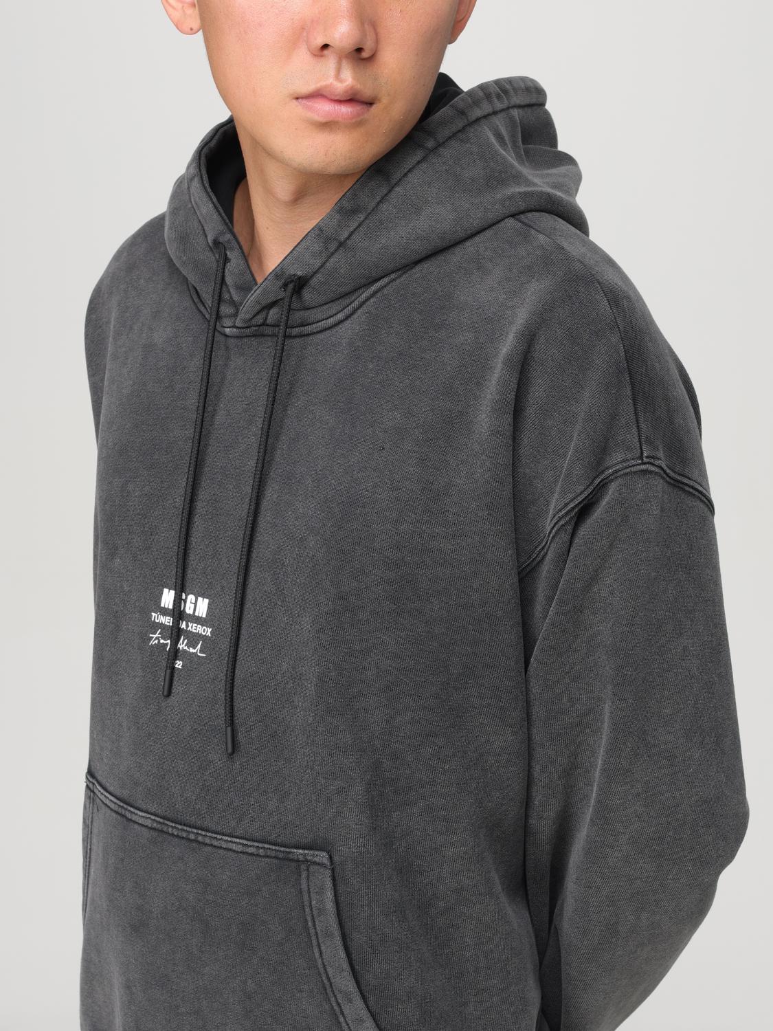 MSGM SWEATSHIRT: Sweatshirt men MSGM, Grey - Img 4