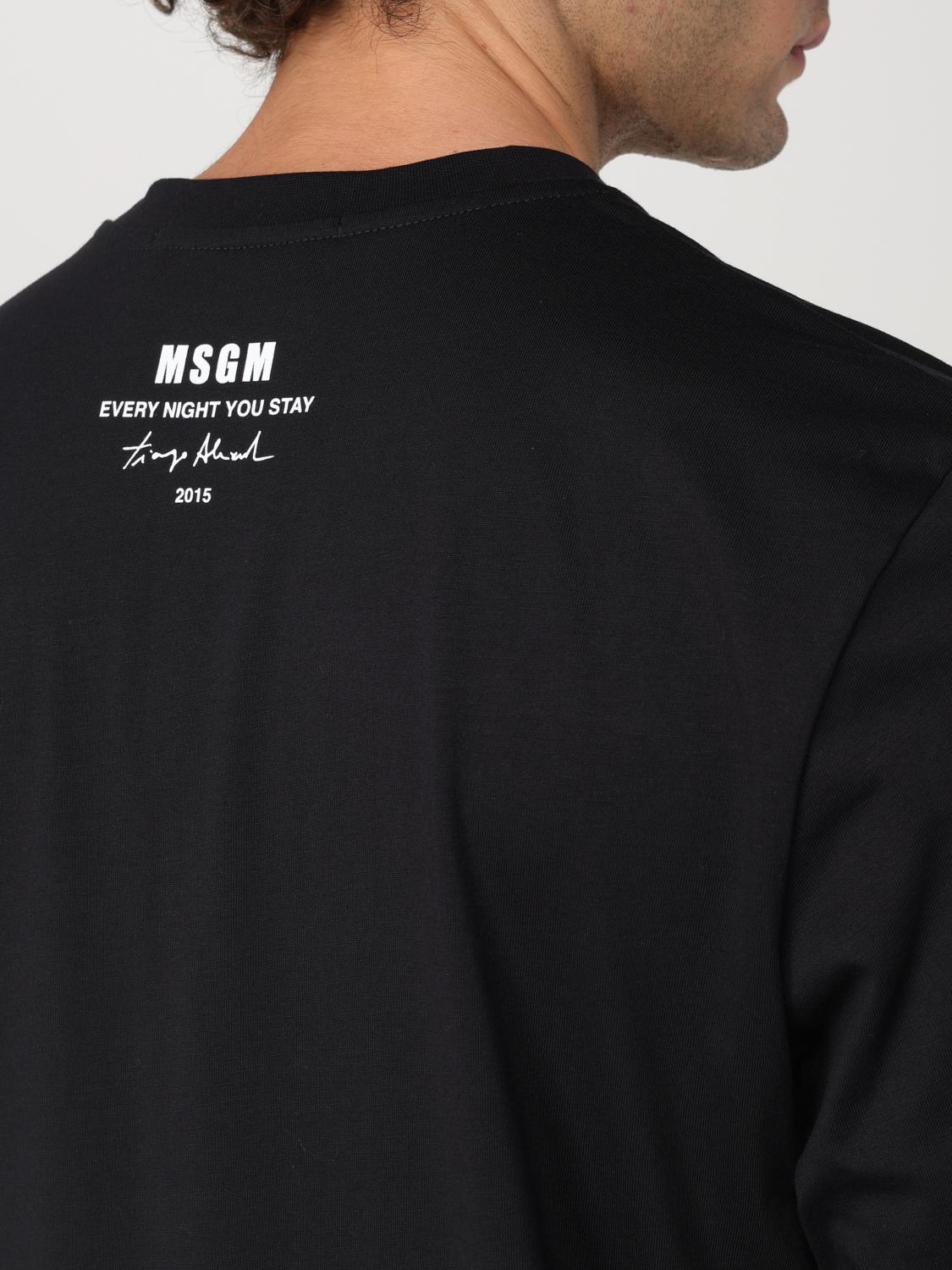 MSGM CAMISETA: Camiseta hombre MSGM, Negro - Img 3
