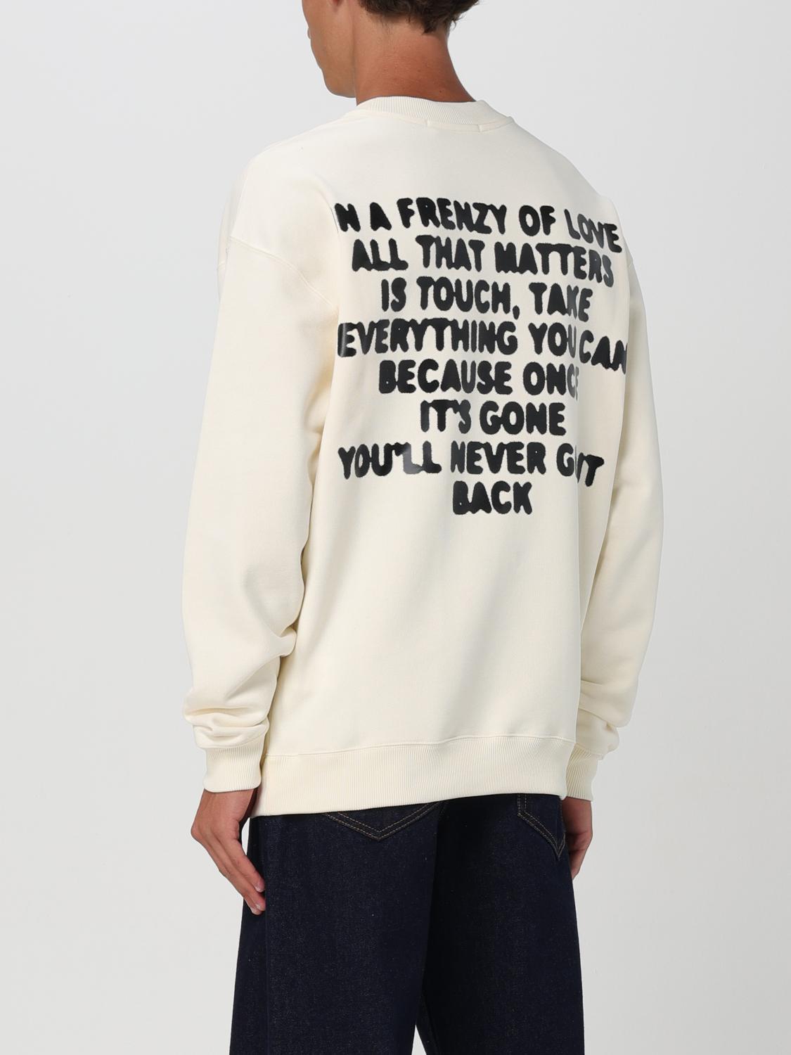 MSGM SWEATSHIRT: Sweatshirt men MSGM, White - Img 2