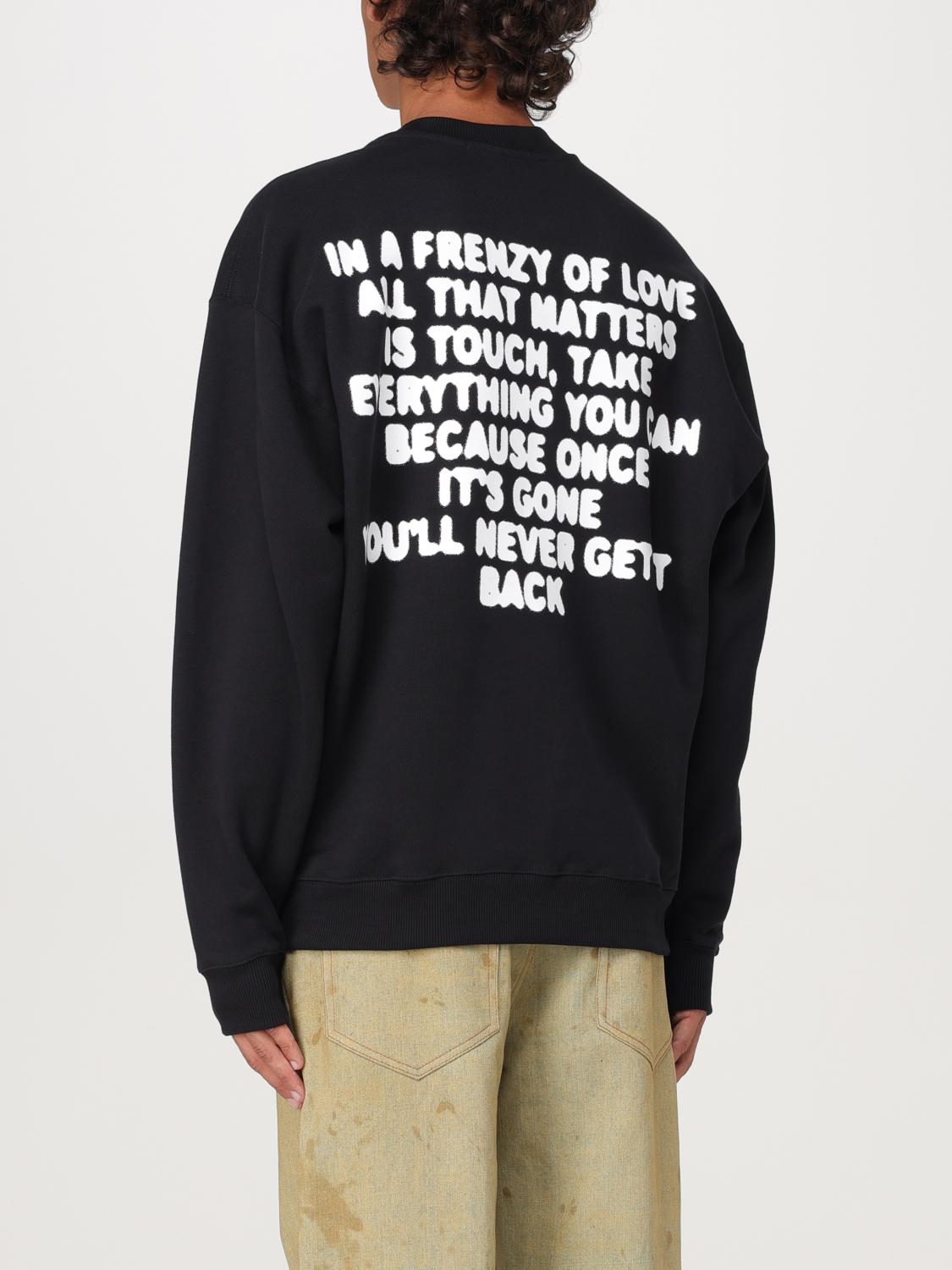 MSGM SWEATSHIRT: Sweatshirt men MSGM, Black - Img 2