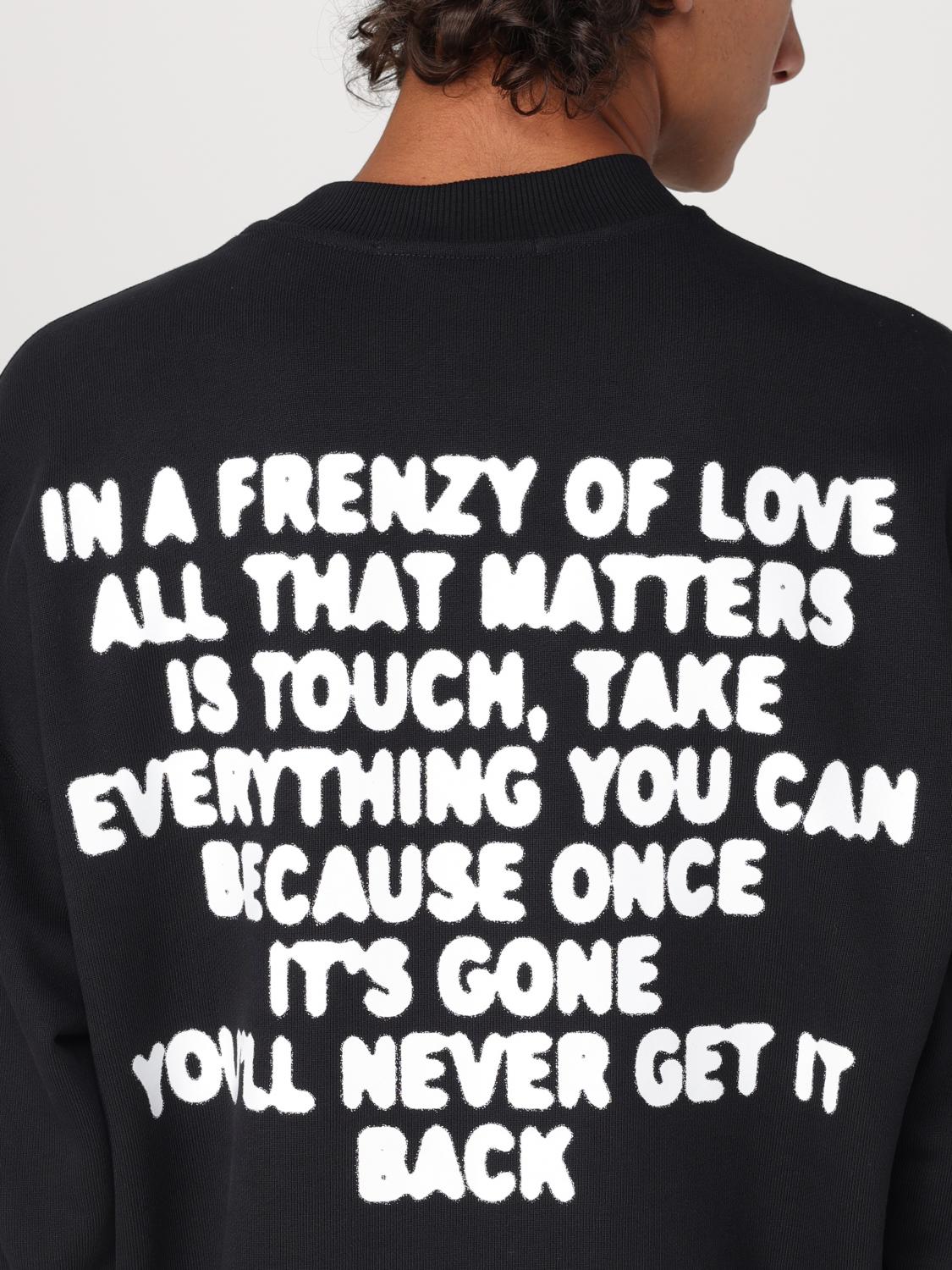 MSGM SWEATSHIRT: Sweatshirt men MSGM, Black - Img 3