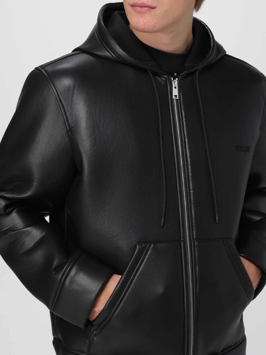 MSGM CHAQUETA: Chaqueta hombre MSGM, Negro - Img 4