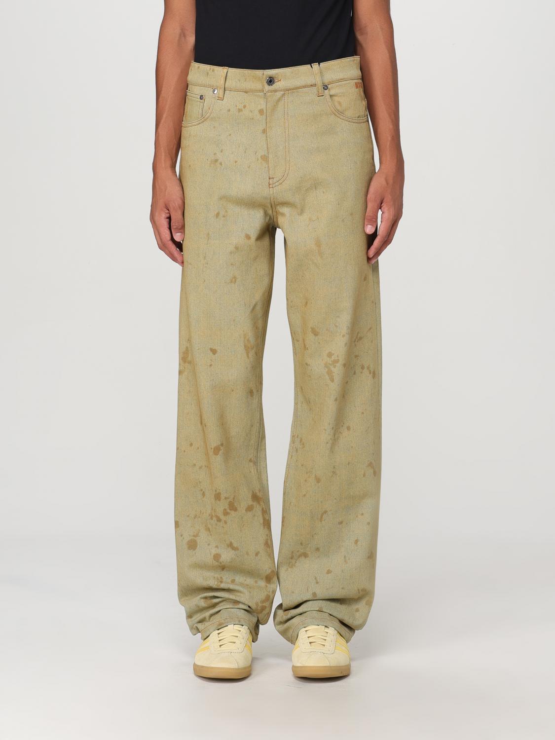 MSGM JEANS: Jeans men MSGM, Green - Img 1
