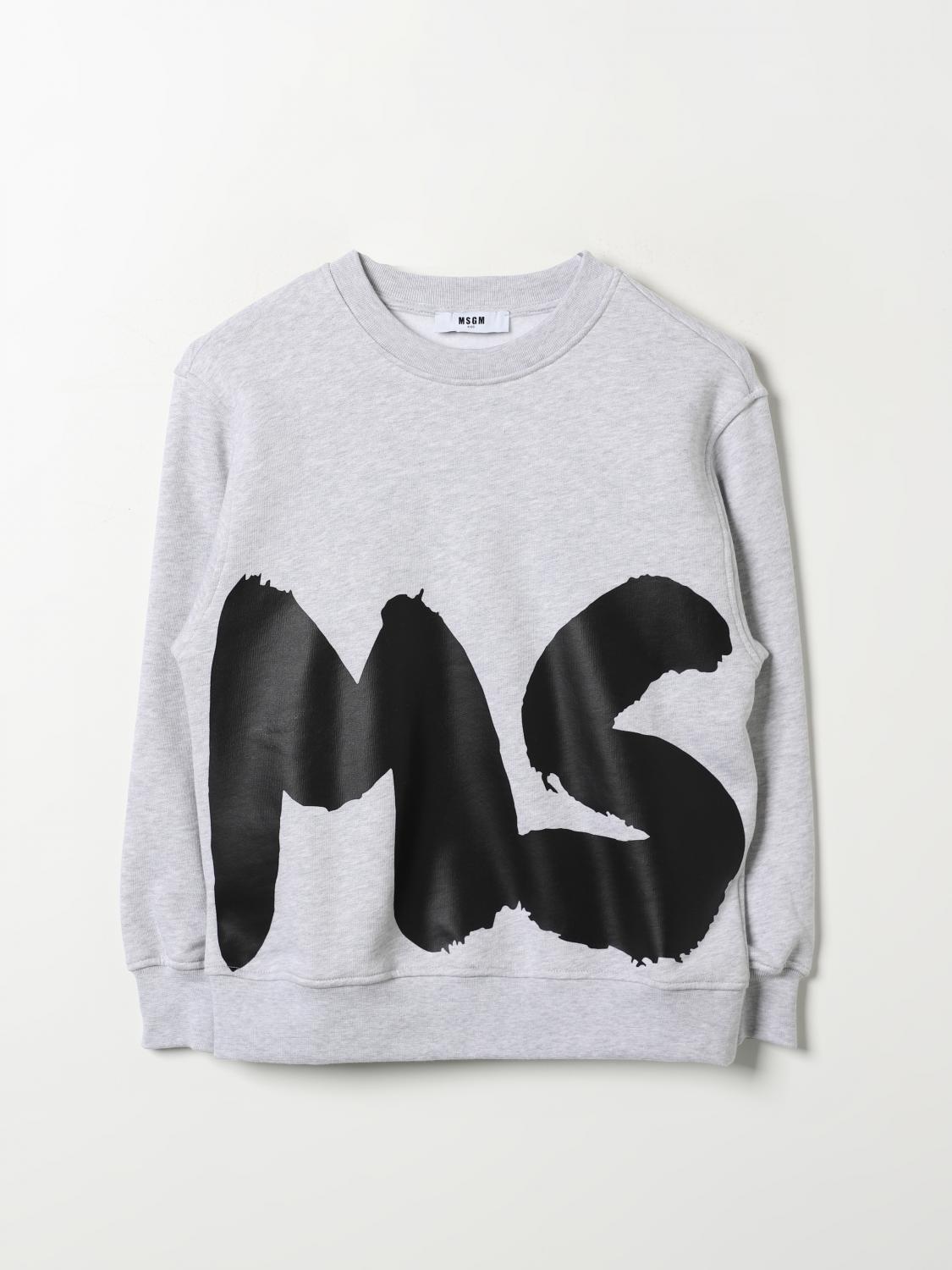 MSGM KIDS 스웨터: 스웨터 남아 MSGM Kids, 그레이 - Img 1