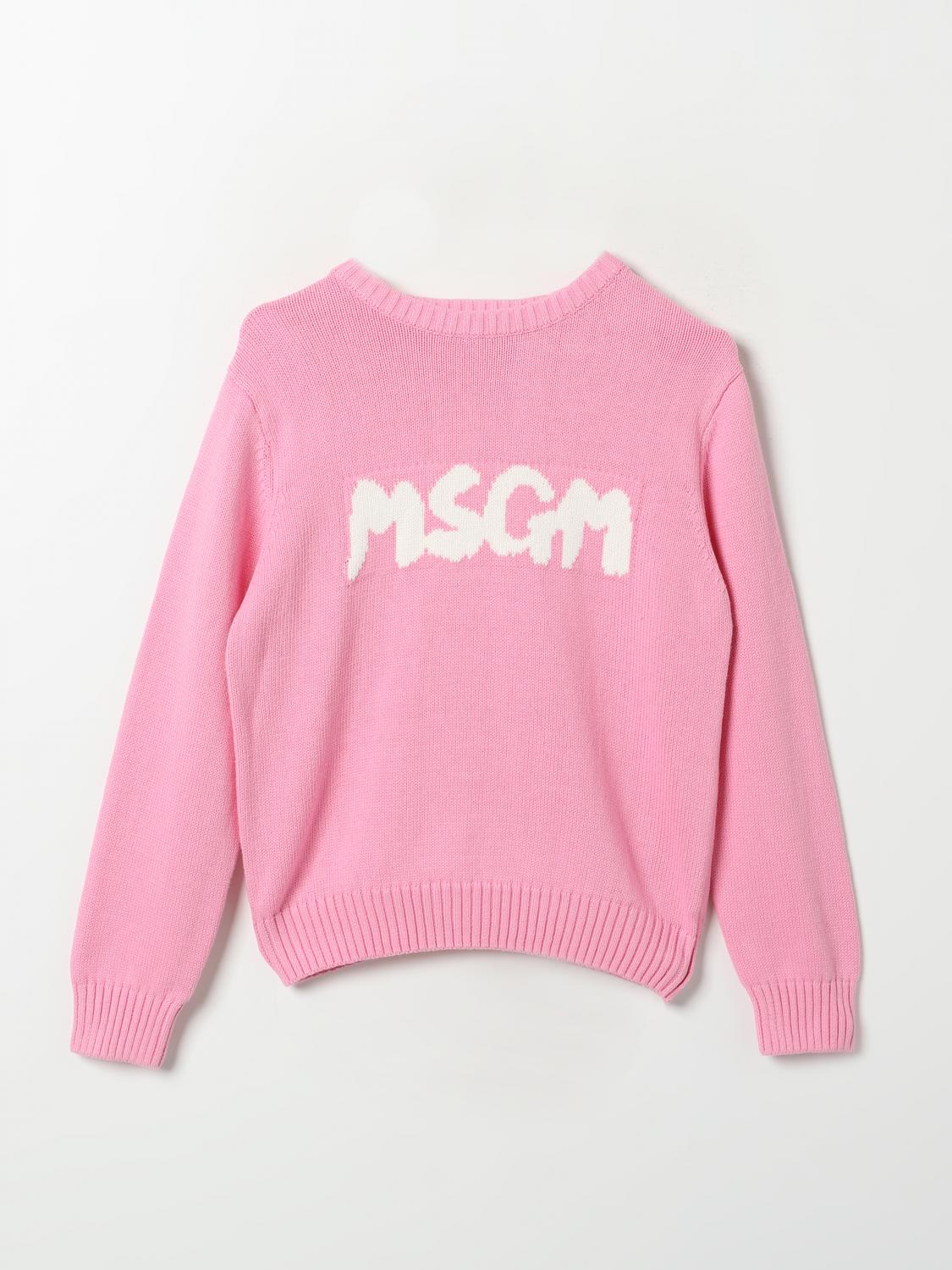 MSGM KIDS 스웨터: 스웨터 남아 MSGM Kids, 핑크 - Img 1