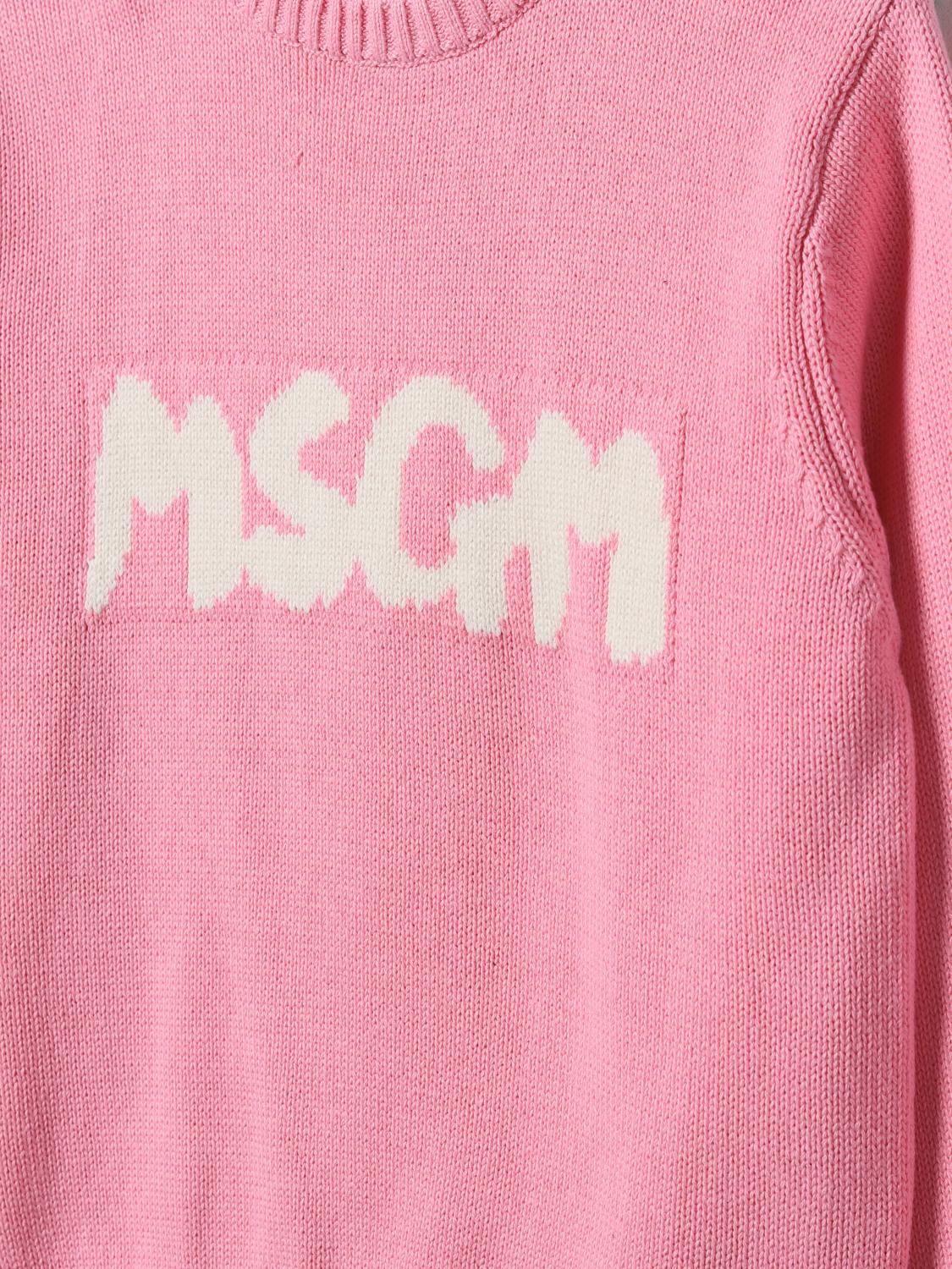 MSGM KIDS 스웨터: 스웨터 남아 MSGM Kids, 핑크 - Img 3