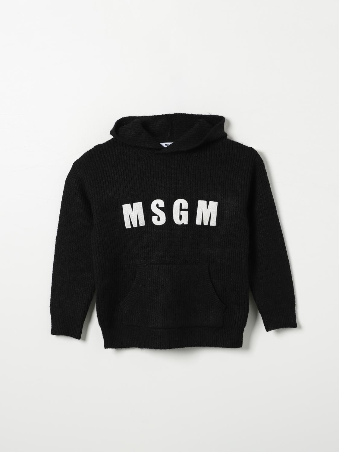 MSGM KIDS PULLOVER: Pullover kinder MSGM Kids, Schwarz - Img 1