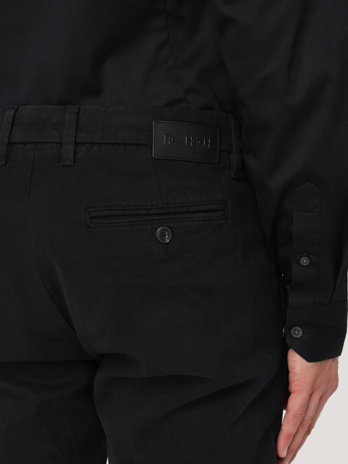 RE-HASH PANTALON: Pantalon homme Re-hash, Noir - Img 3