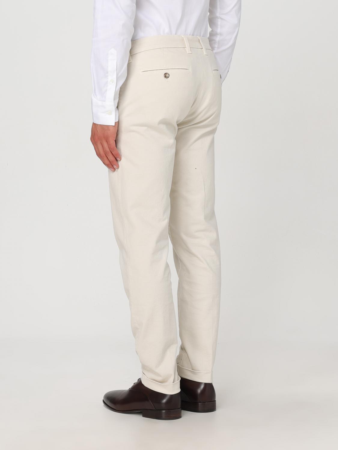 RE-HASH PANTALONI: Pantalone Chino in misto viscosa Re-hash, Naturale - Img 2