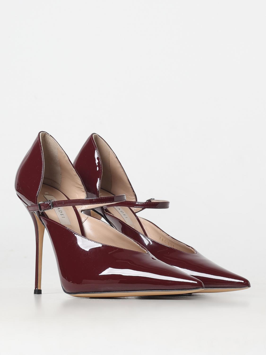 CASADEI HIGH HEEL SHOES: Shoes woman Casadei, Burgundy - Img 2