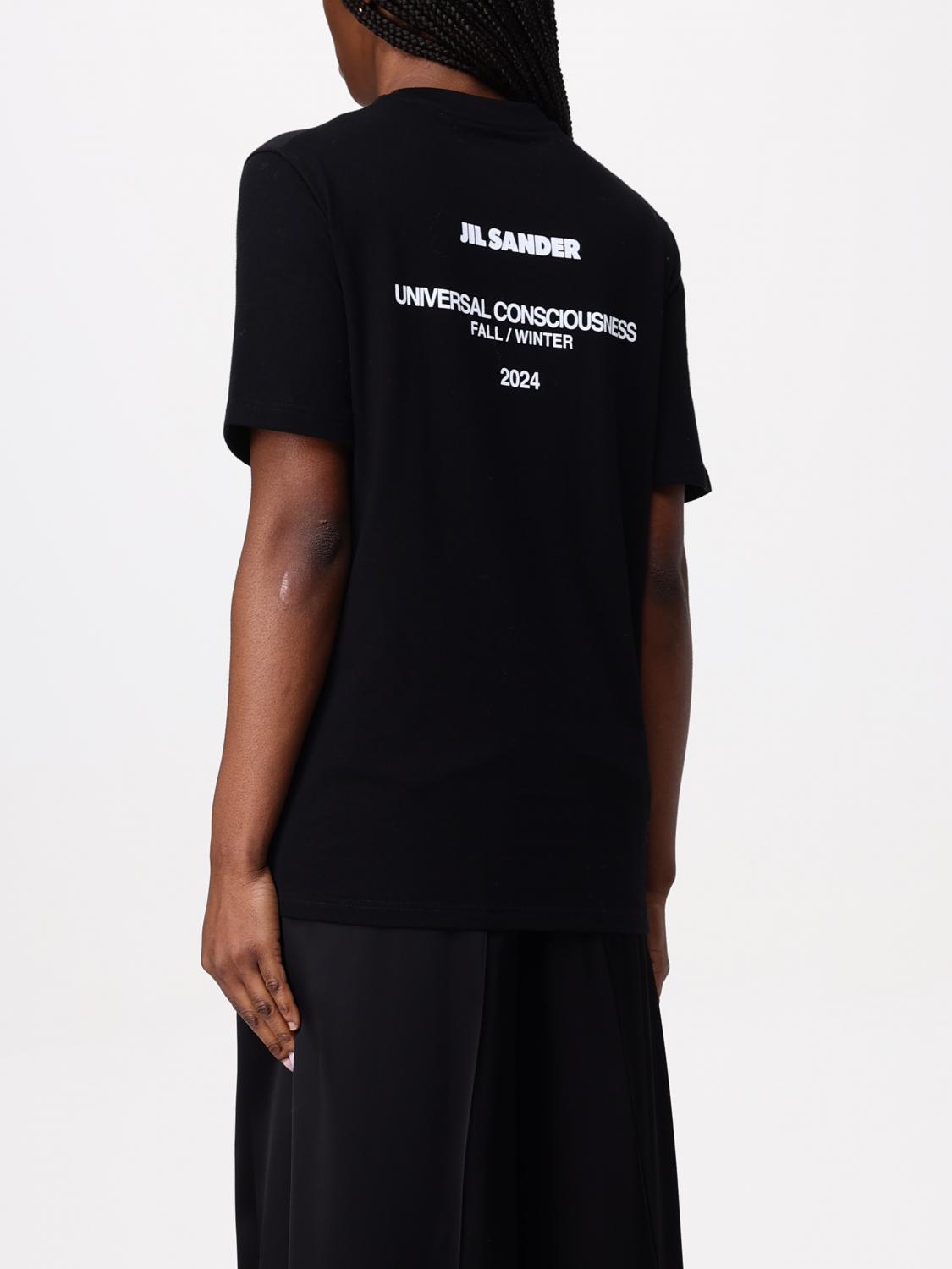 JIL SANDER T-SHIRT: T-shirt woman Jil Sander, Black - Img 3