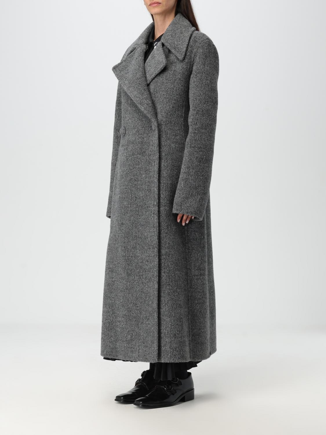 JIL SANDER グレー コート Jil Sanderアウトレット：コート レディース - グレー | GIGLIO
