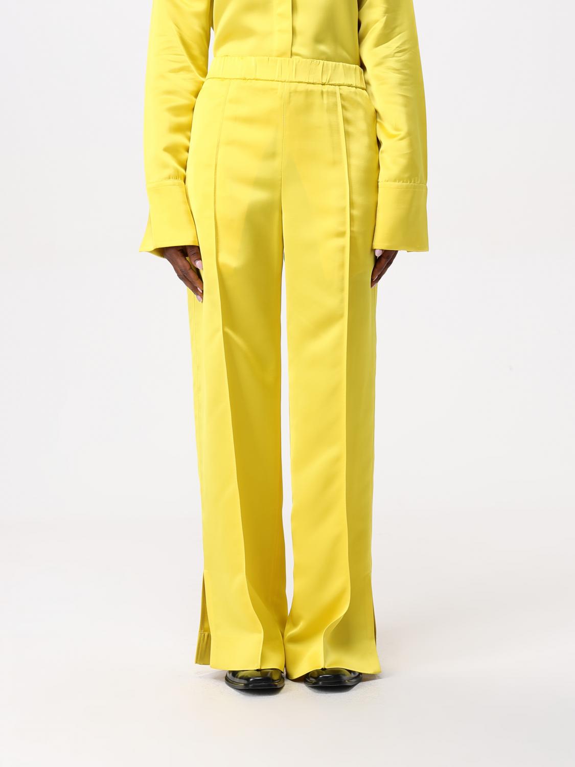 JIL SANDER PANTS: Pants woman Jil Sander, Yellow - Img 1