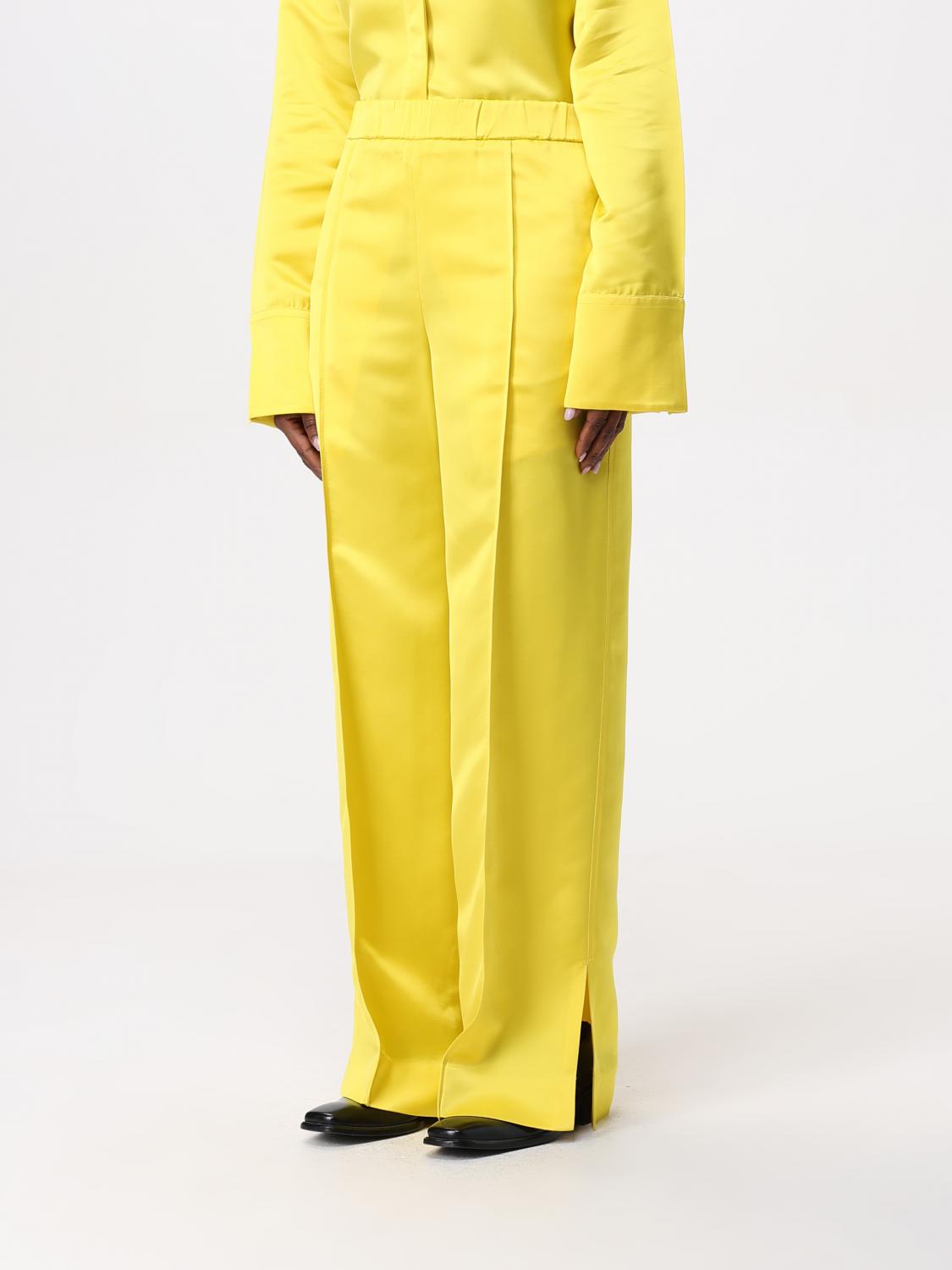 JIL SANDER PANTS: Pants woman Jil Sander, Yellow - Img 4