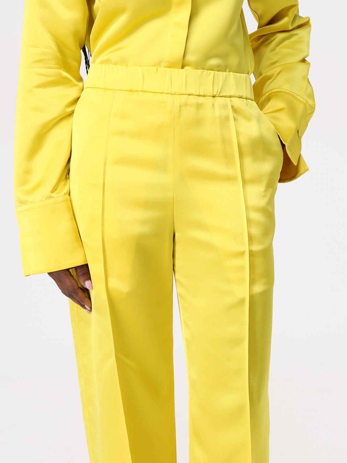 JIL SANDER PANTALÓN: Pantalón mujer Jil Sander, Amarillo - Img 5