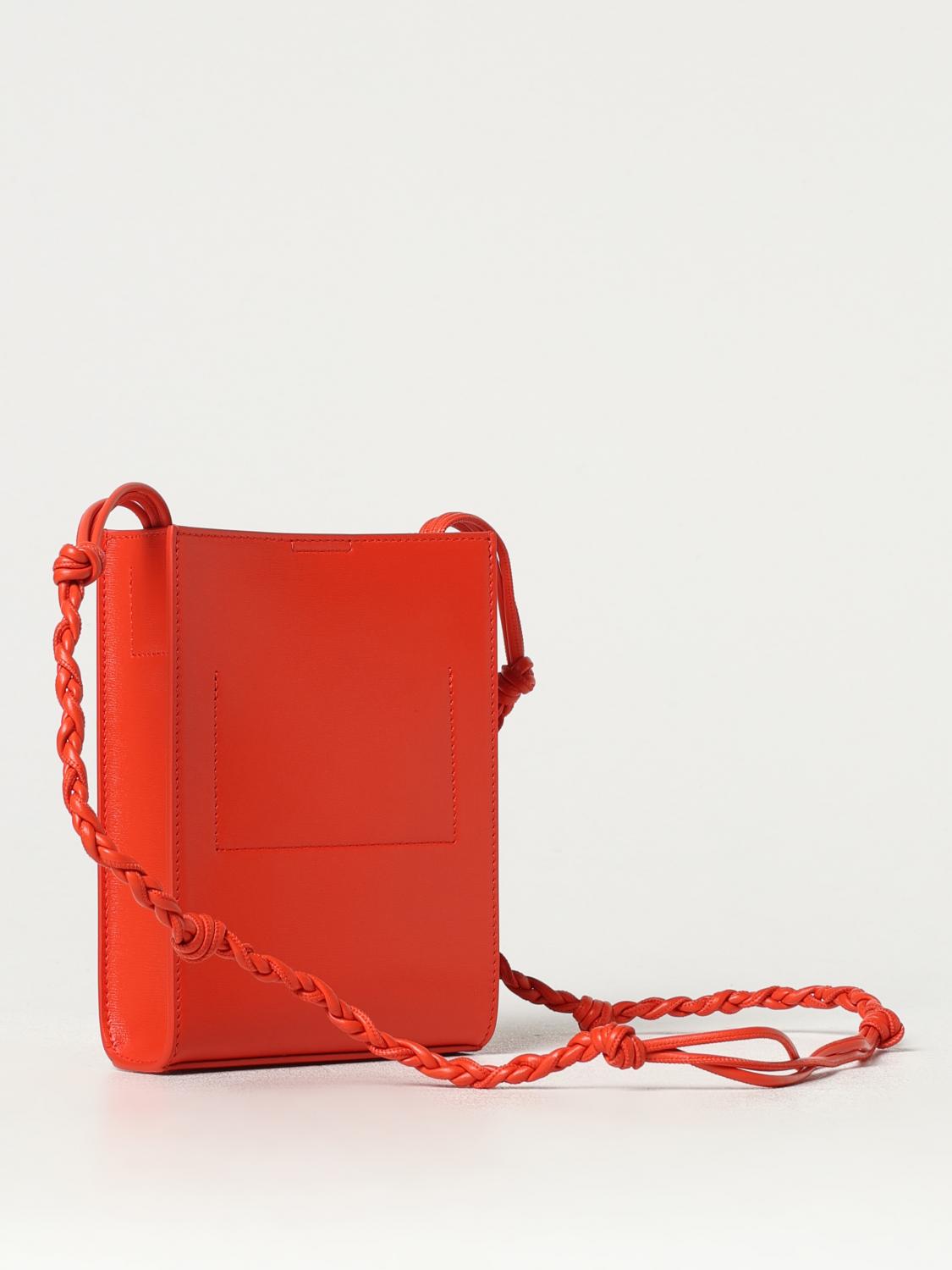 JIL SANDER UMHÄNGETASCHE: Schultertasche damen Jil Sander, Rot - Img 3