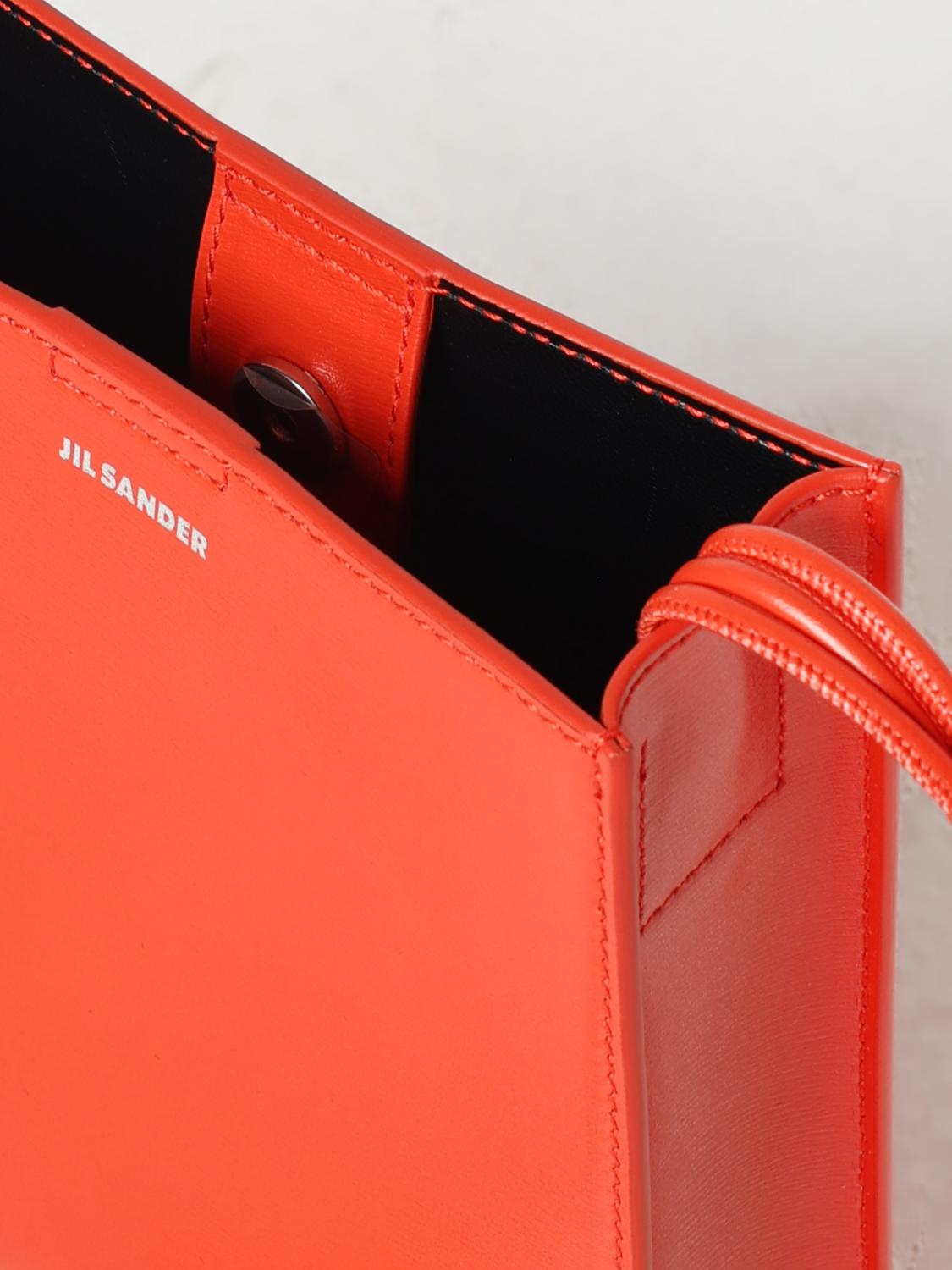 JIL SANDER UMHÄNGETASCHE: Schultertasche damen Jil Sander, Rot - Img 5