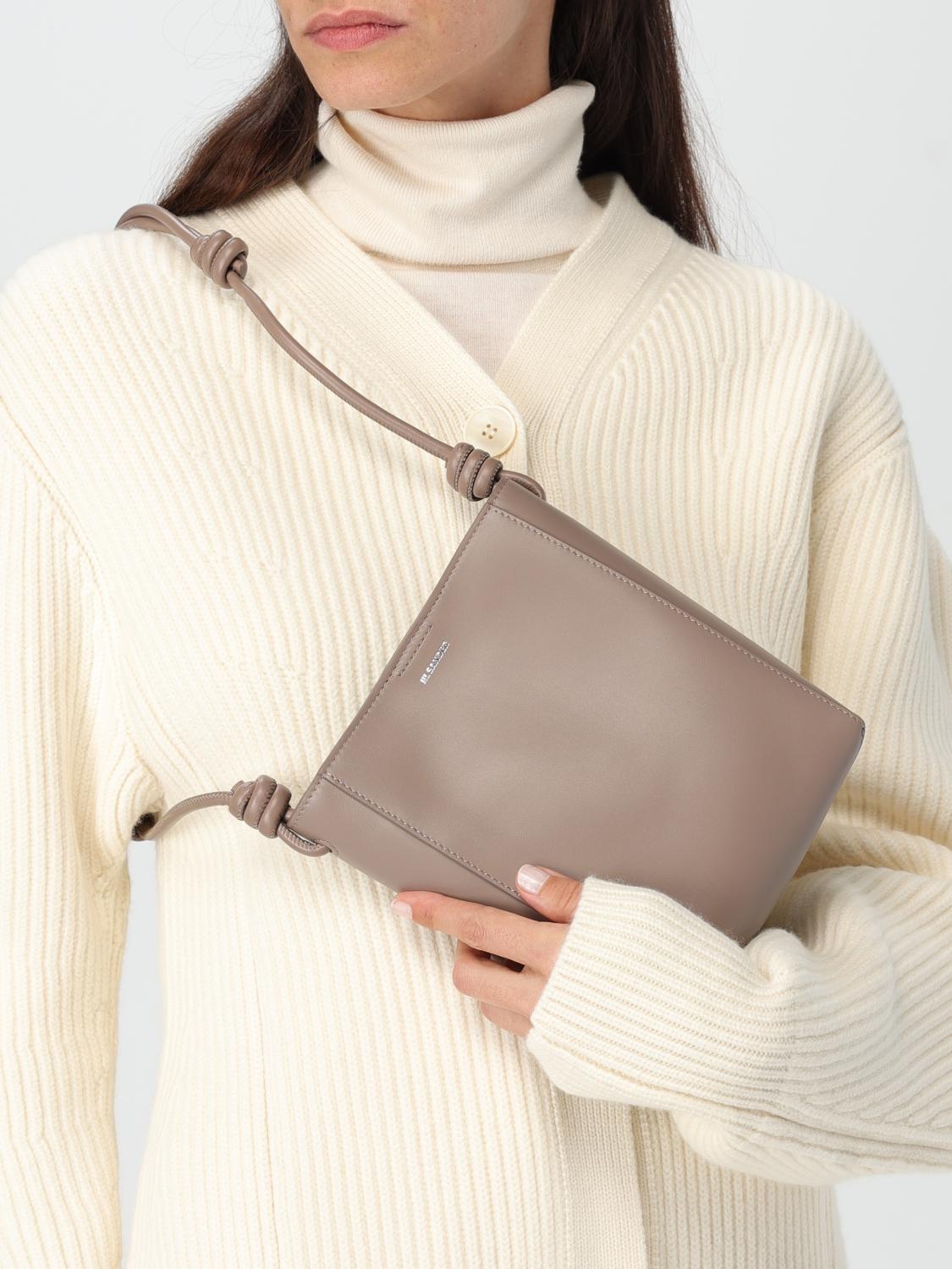 JIL SANDER MINI BAG: Shoulder bag woman Jil Sander, Brown - Img 2