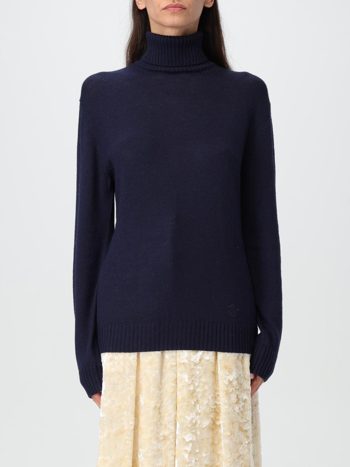 JIL SANDER MAGLIA: Pullover Jil Sander in lana , Blue Navy - Img 1