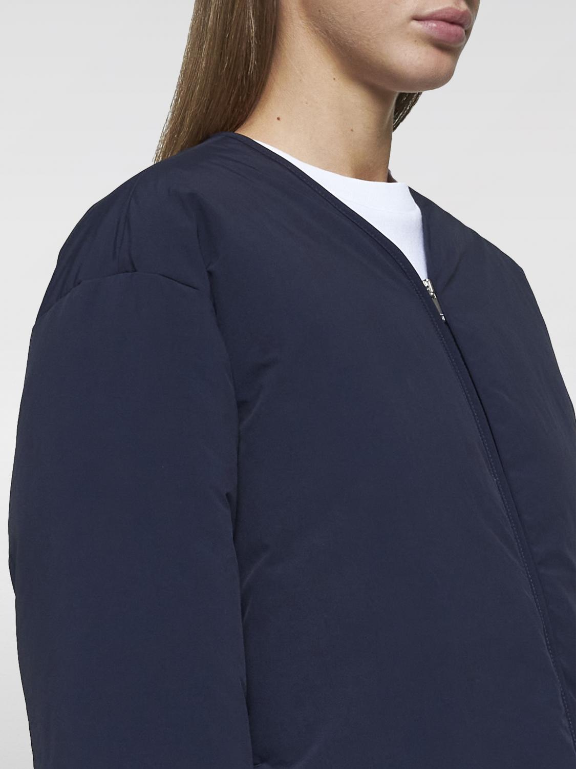 JIL SANDER GIACCA: Bomber Jil Sander in nylon , Blue Navy - Img 4