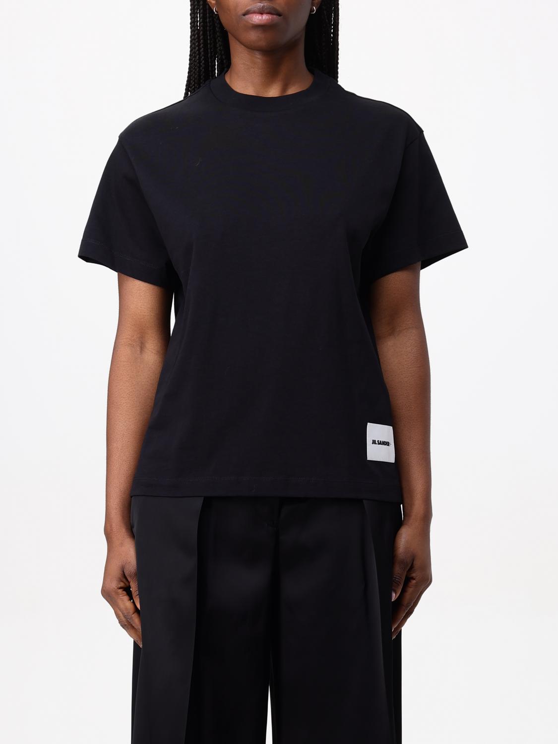 JIL SANDER T-SHIRT: T-shirt woman Jil Sander, Black - Img 1