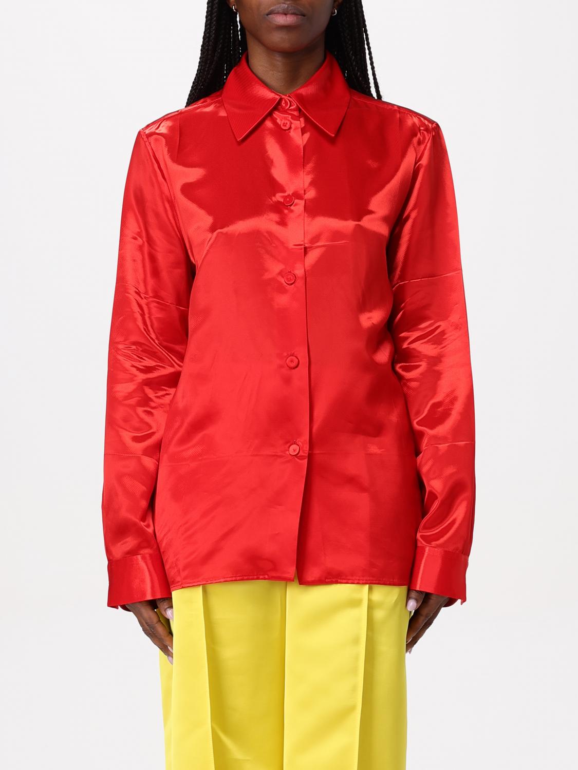 JIL SANDER SHIRT: Shirt woman Jil Sander, Red - Img 1