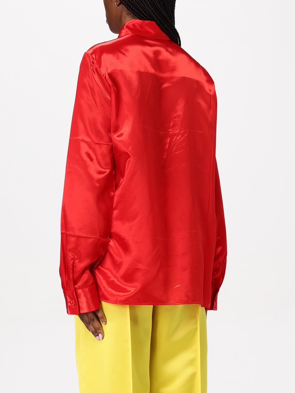 JIL SANDER SHIRT: Shirt woman Jil Sander, Red - Img 3