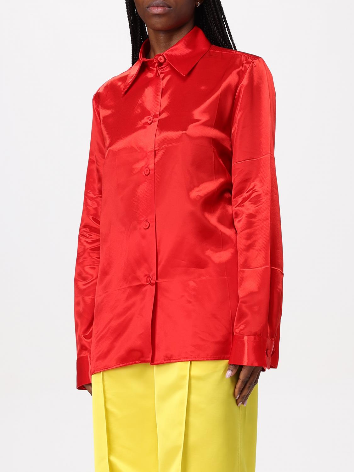 JIL SANDER SHIRT: Shirt woman Jil Sander, Red - Img 4