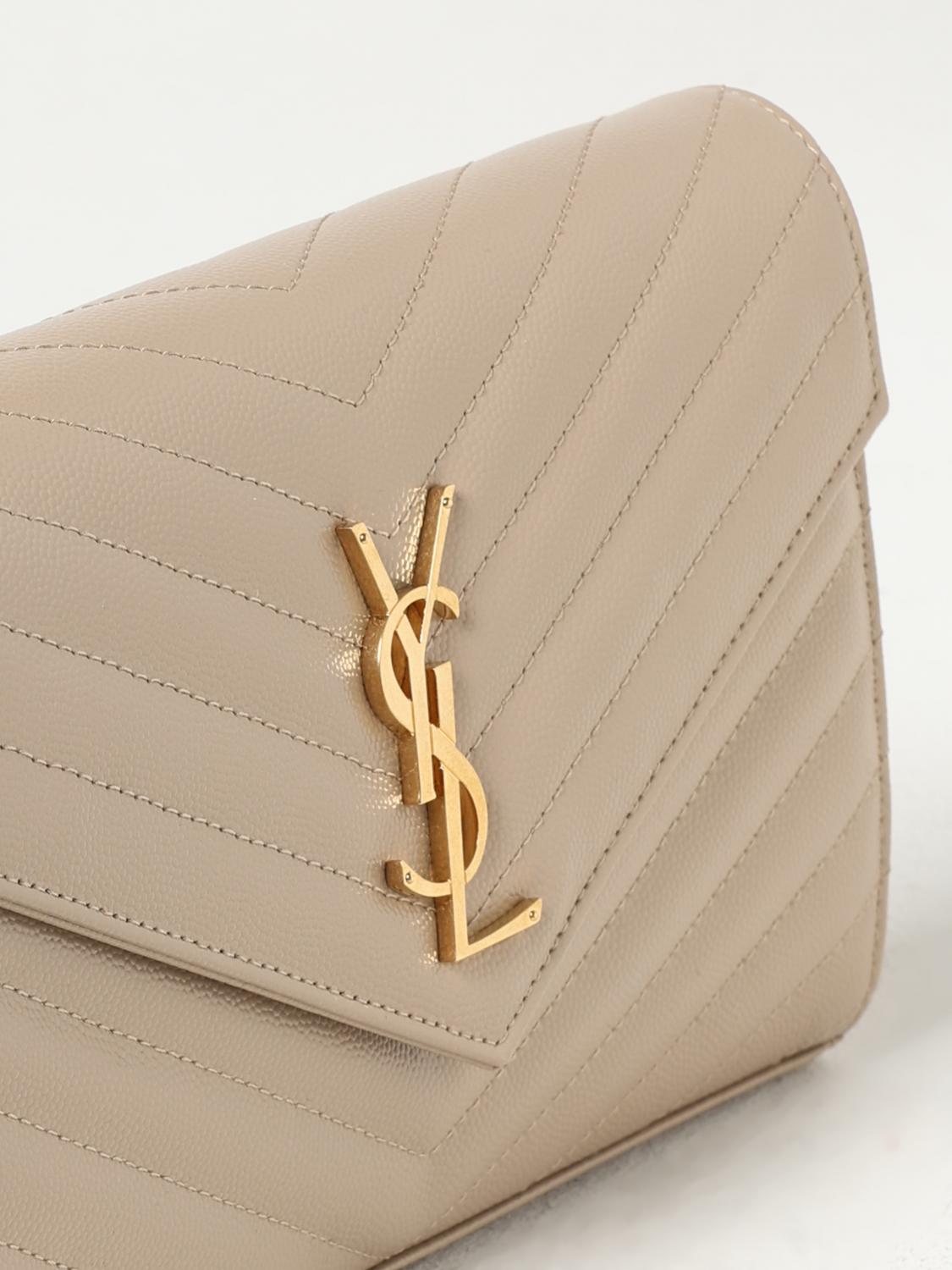 SAINT LAURENT Shoulder bag woman Beige Saint Laurent handbag 377828BOW01 online at GIGLIO.COM