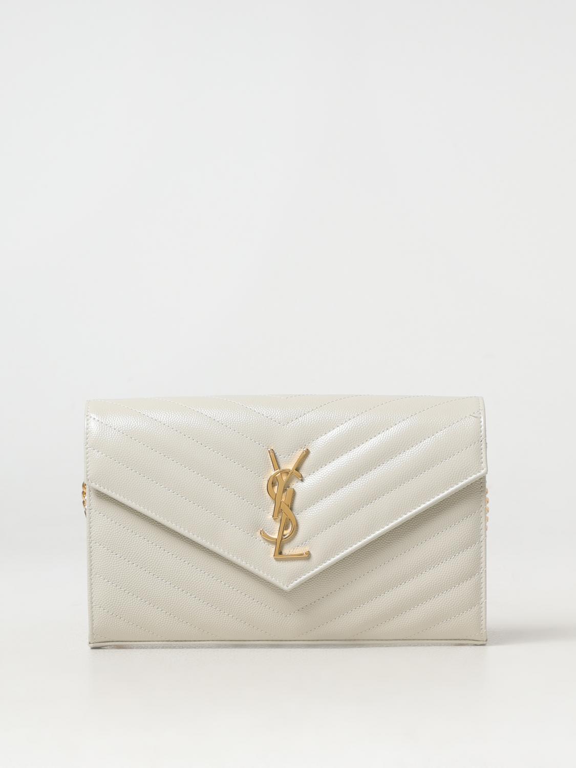 SAINT LAURENT HANDBAG: Shoulder bag woman Saint Laurent, Yellow Cream - Img 1