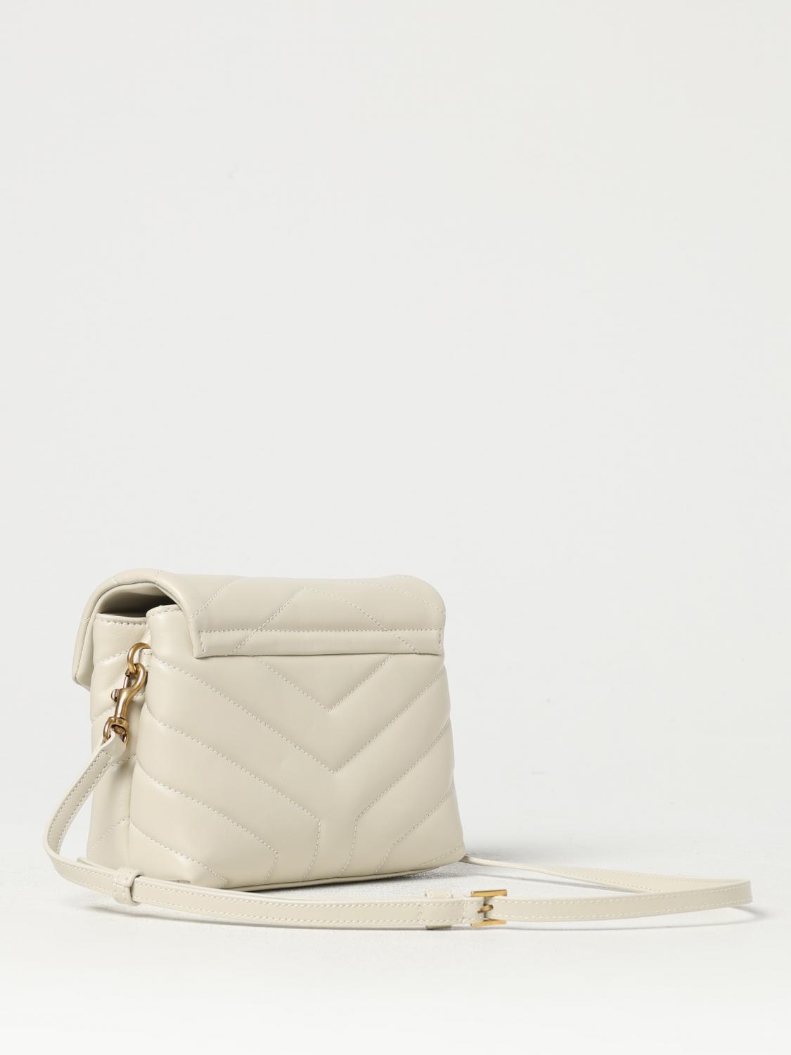 SAINT LAURENT MINI BAG: Shoulder bag woman Saint Laurent, Yellow Cream - Img 3