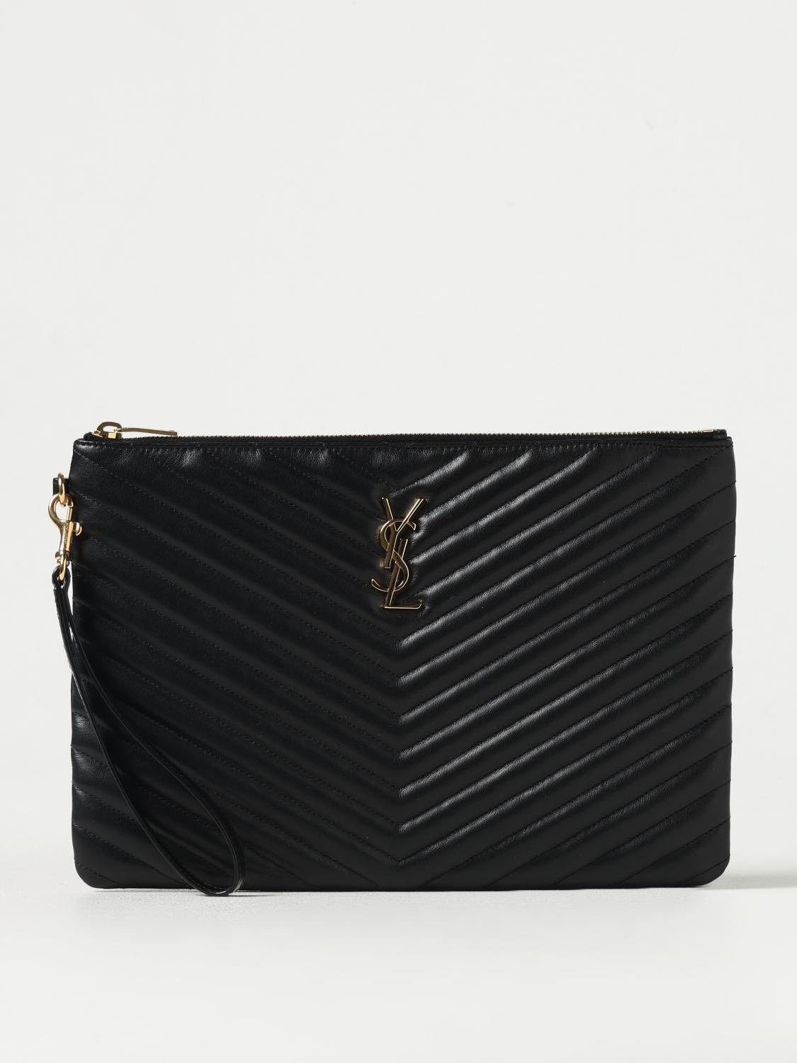 SAINT LAURENT CLUTCH: Shoulder bag woman Saint Laurent, Black - Img 1