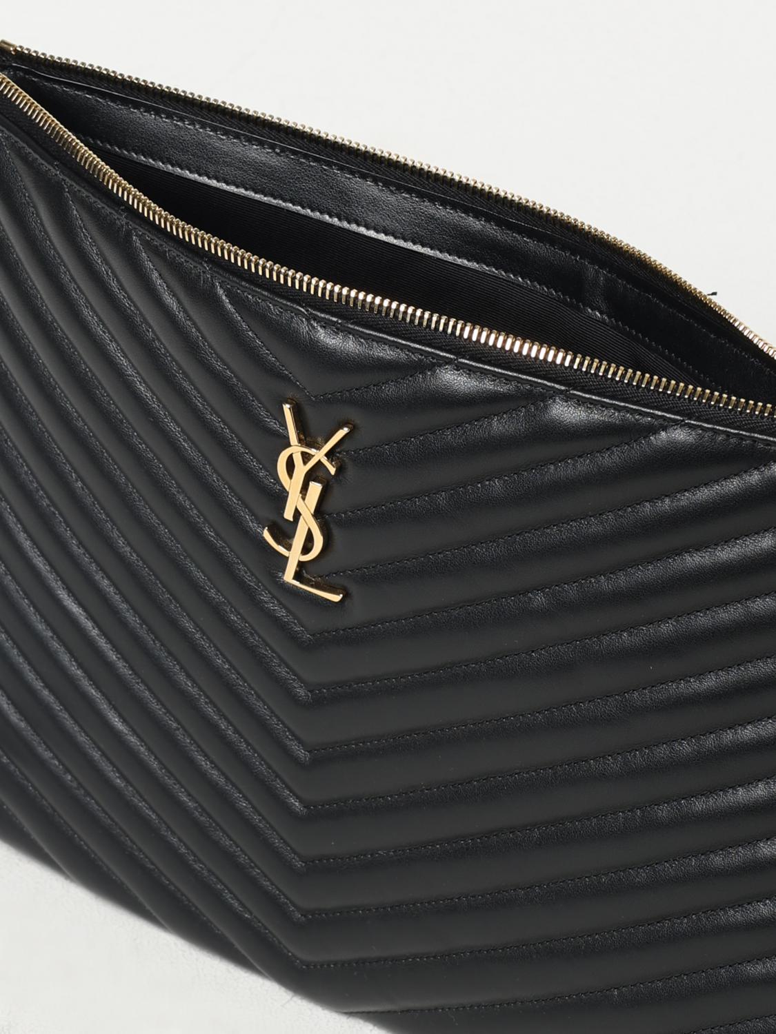 SAINT LAURENT CLUTCH: Shoulder bag woman Saint Laurent, Black - Img 5