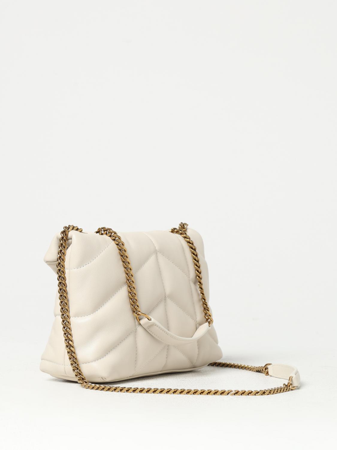 SAINT LAURENT MINI BAG: Shoulder bag woman Saint Laurent, Yellow Cream - Img 3