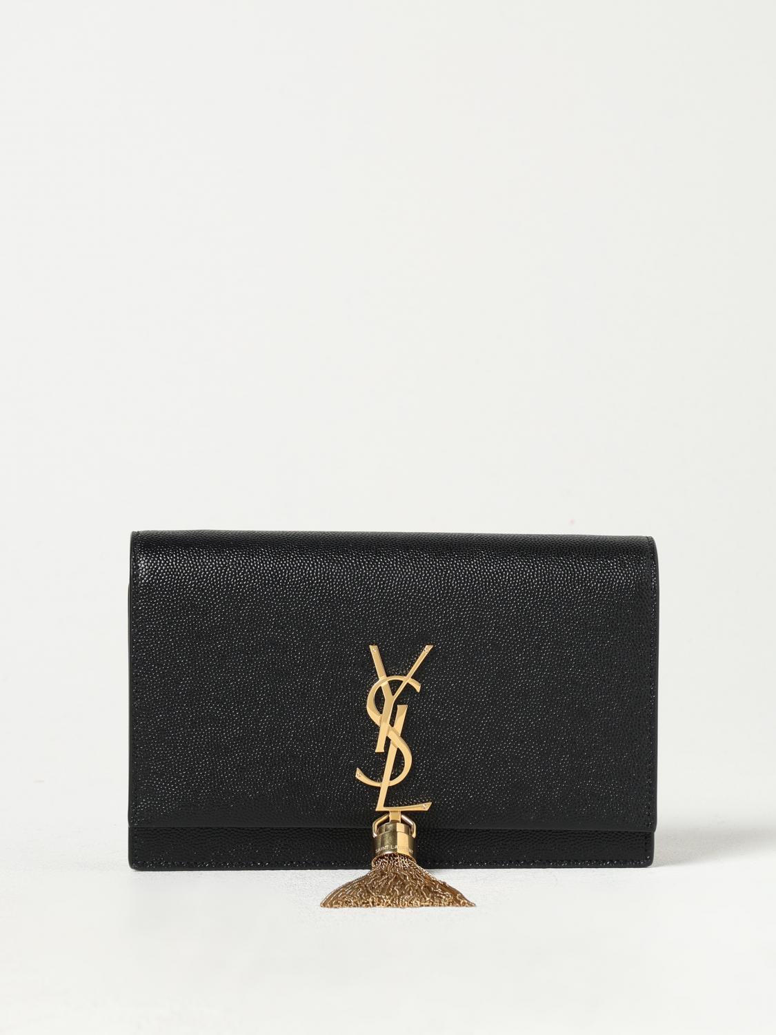 Giglio Borsa wallet Kate Saint Laurent in pelle grain de proude