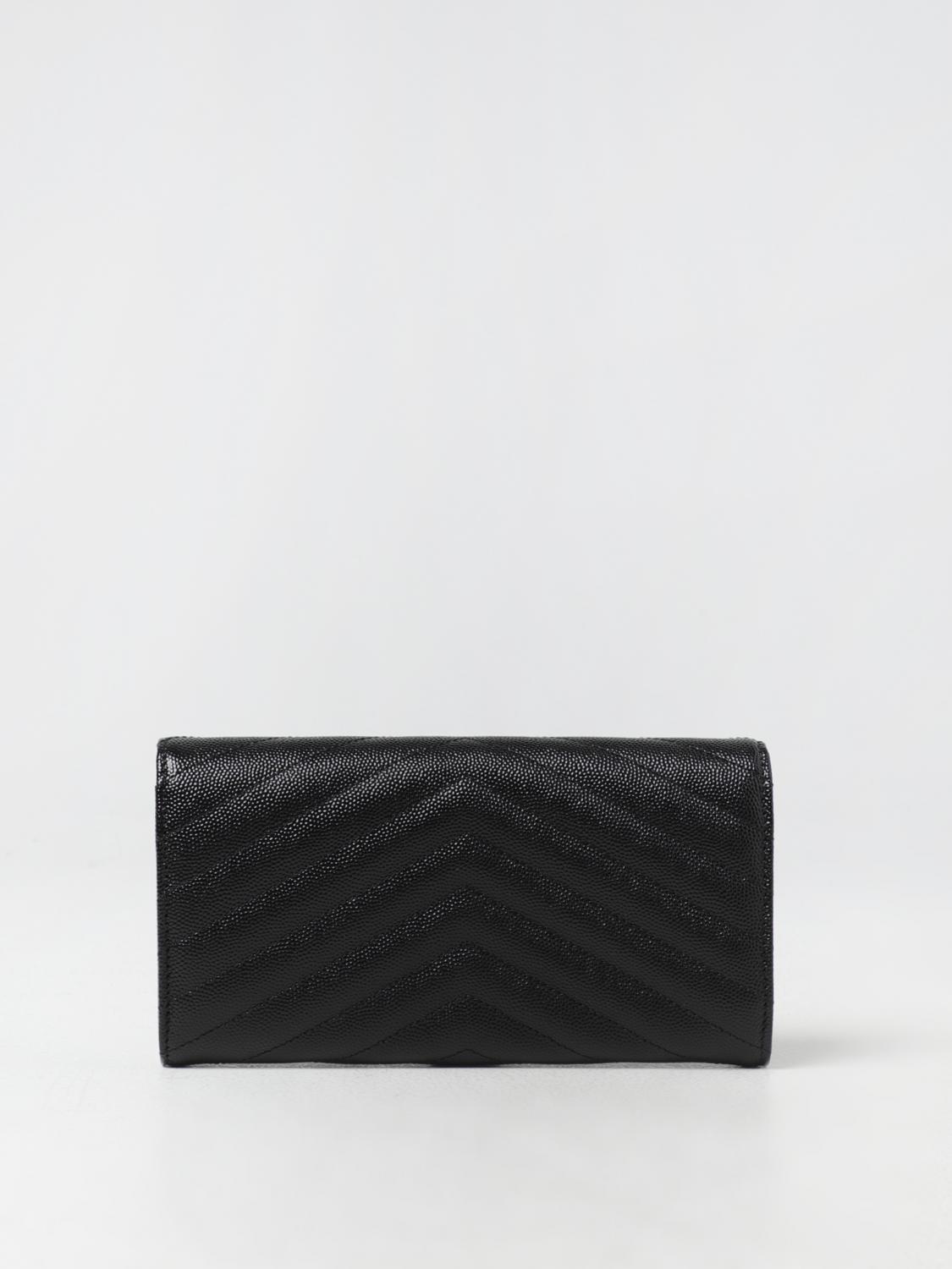 SAINT LAURENT WALLET: Wallet woman Saint Laurent, Black - Img 3