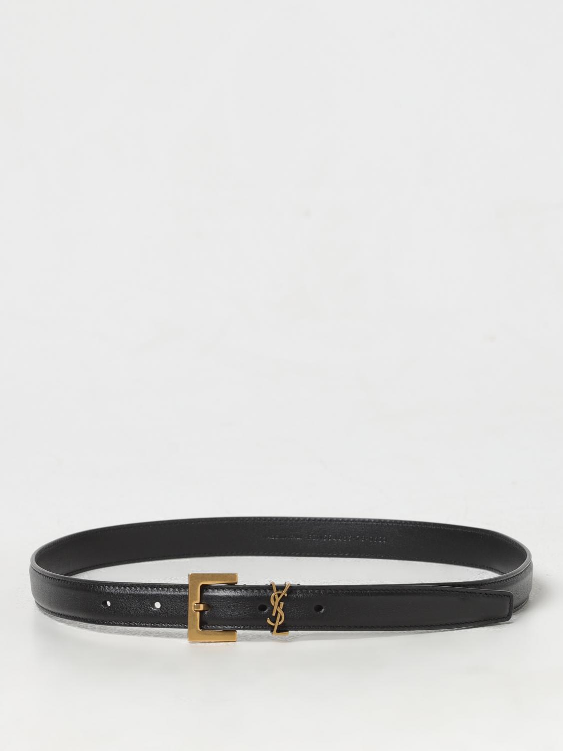 SAINT LAURENT Ceinture femme Noir Ceinture Saint Laurent 554465BOO0W en ligne sur GIGLIO.COM