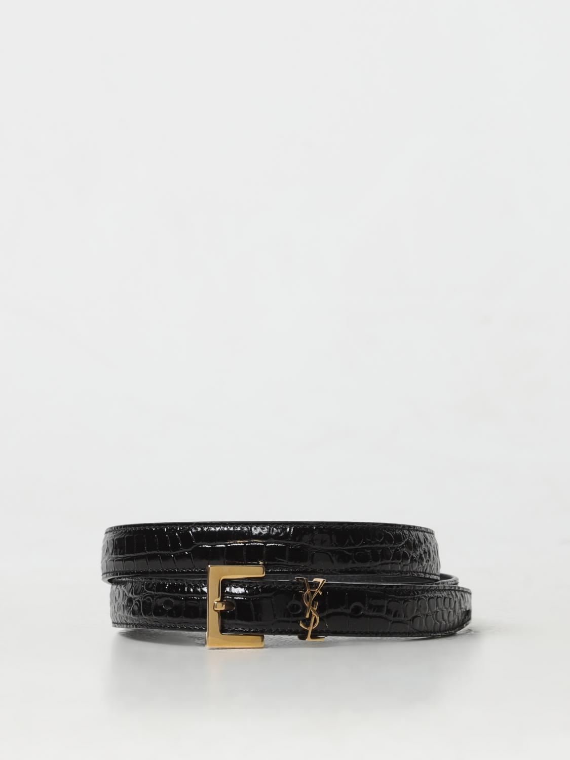 SAINT LAURENT BELT: Belt woman Saint Laurent, Black - Img 1