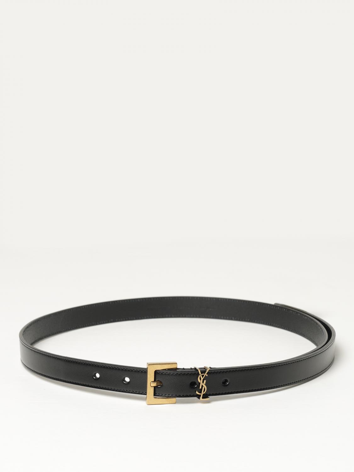 SAINT LAURENT BELT: Belt woman Saint Laurent, Black - Img 1