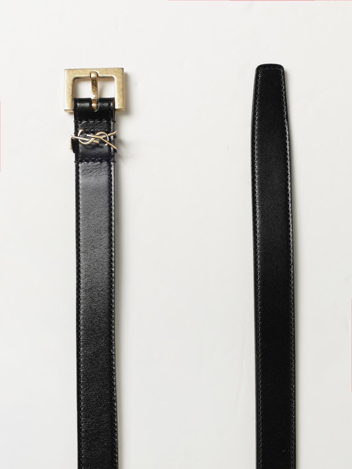 SAINT LAURENT BELT: Belt woman Saint Laurent, Black - Img 3