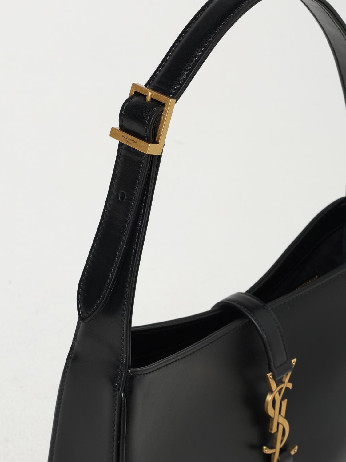 SAINT LAURENT BORSA MINI: Borsa Le 5 à 7 Saint Laurent in pelle , Nero - Img 4