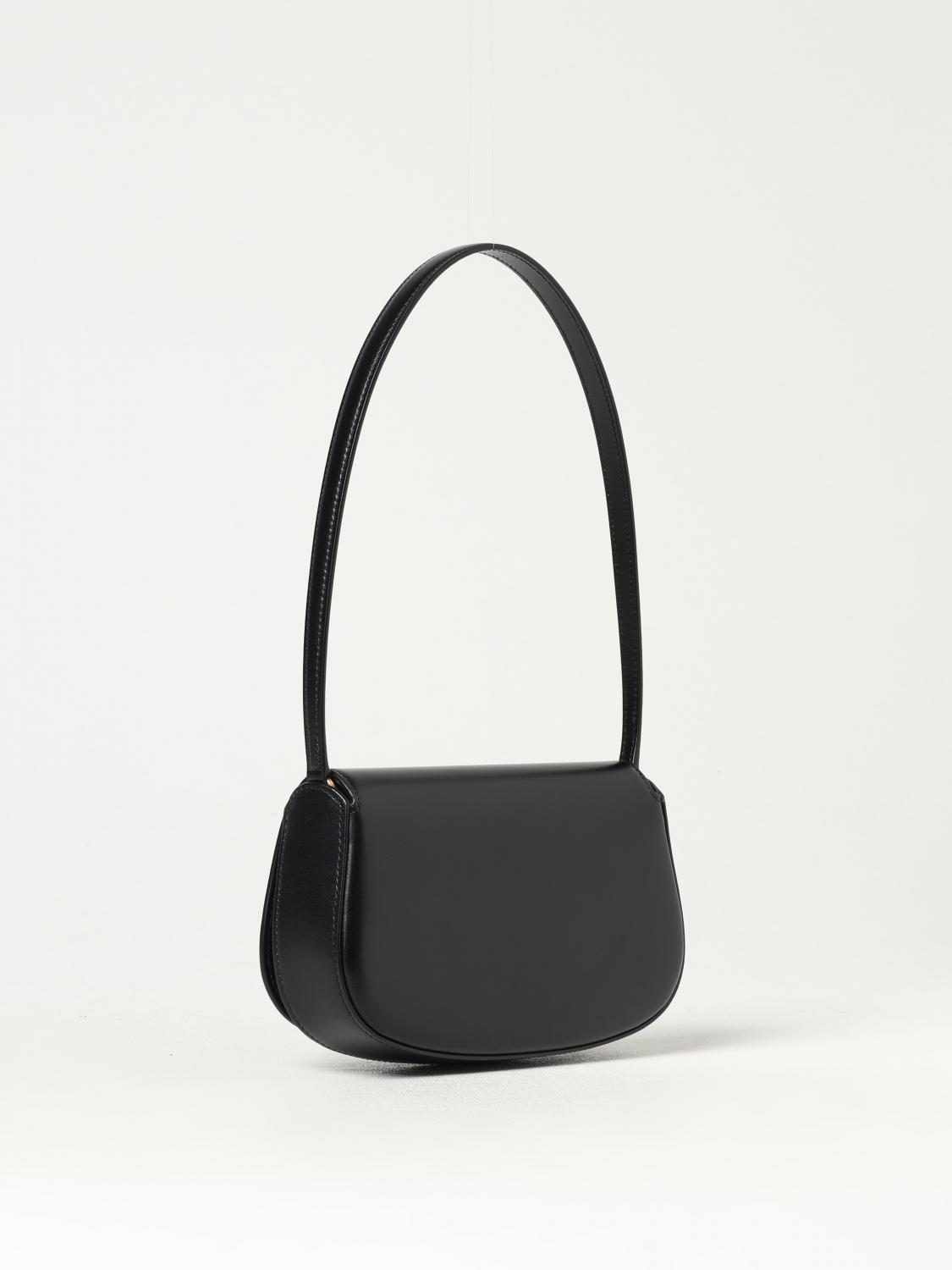 SAINT LAURENT BORSA A SPALLA: Borsa Voltaire Saint Laurent in pelle , Nero - Img 3